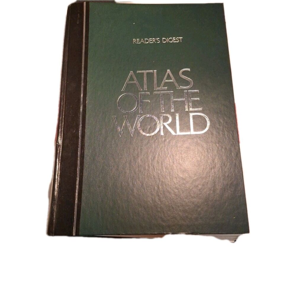Atlas Of The World Reader's Digest (1987 Illustrated Hardcover New York) NM+